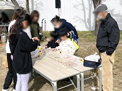 コマ作りの様子